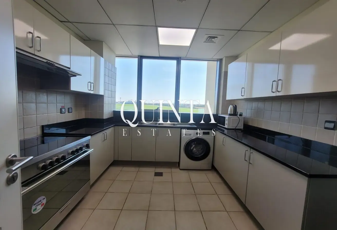 Fully Furnished |  Vacant 2BR+Maid | Golf Course