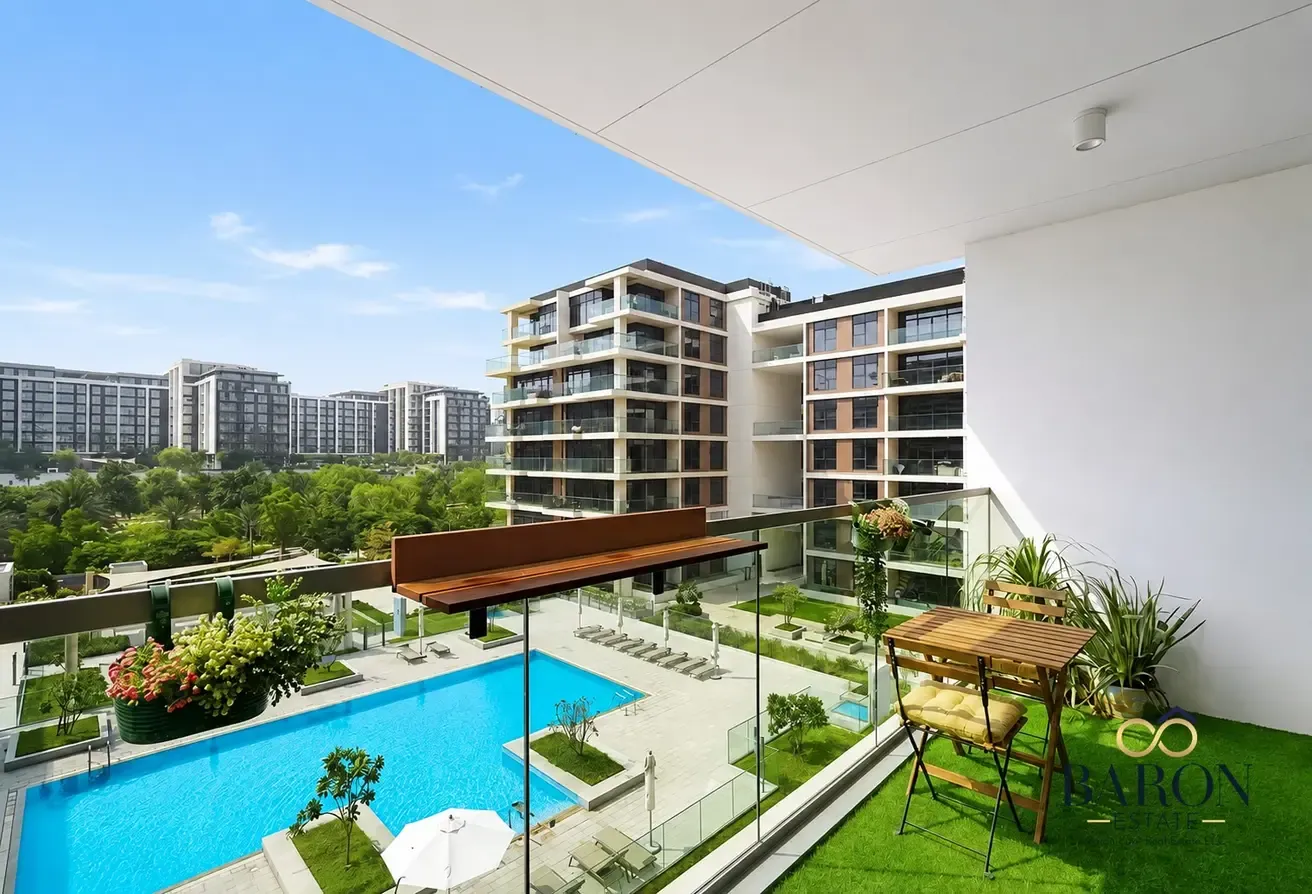 Full pool and park view | Vacant | Large Layout