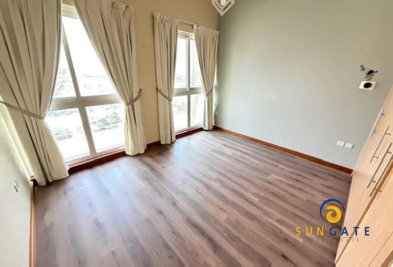 upgraded flooring , open views , closed kitchen