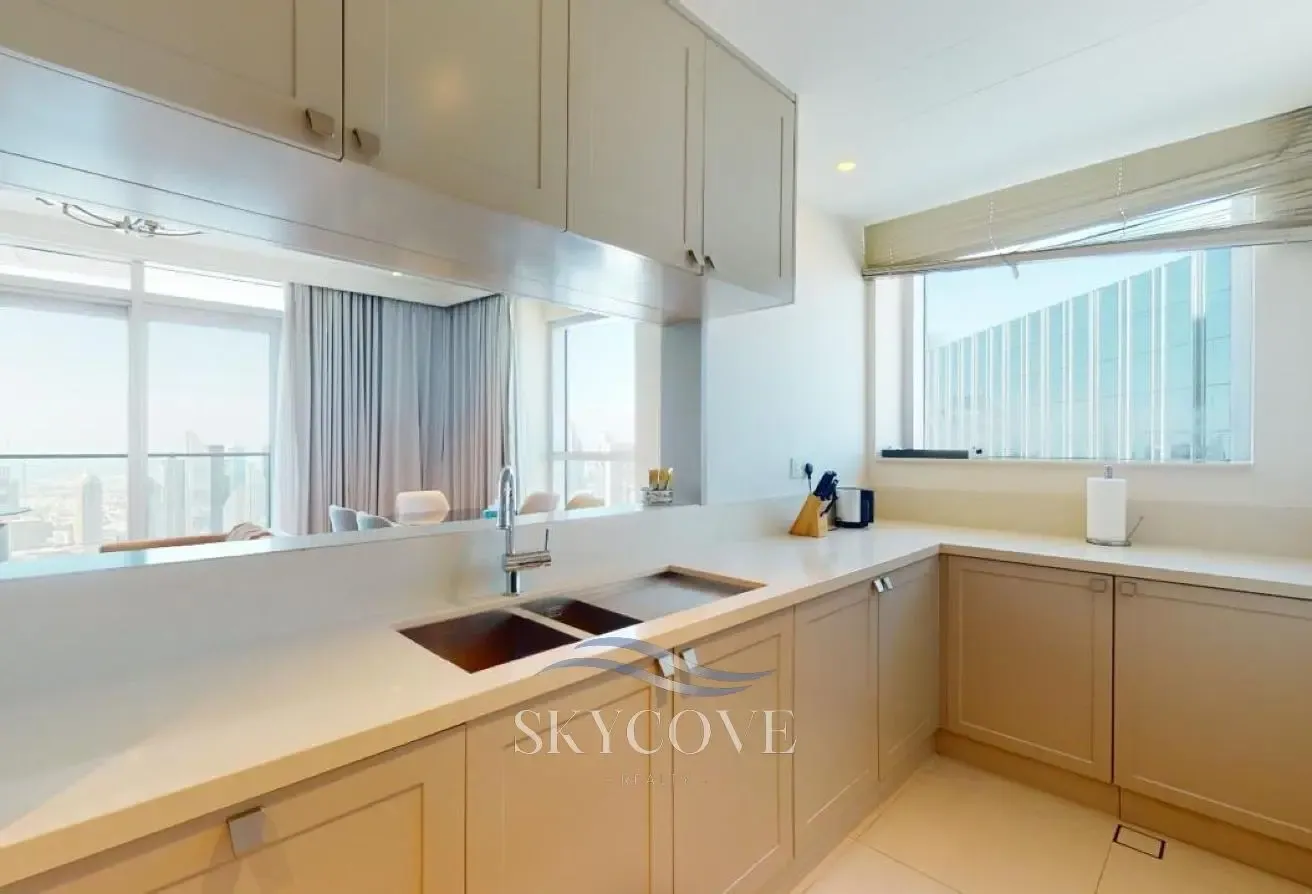 Premium 2BR | Fountain & Burj View | High Floor