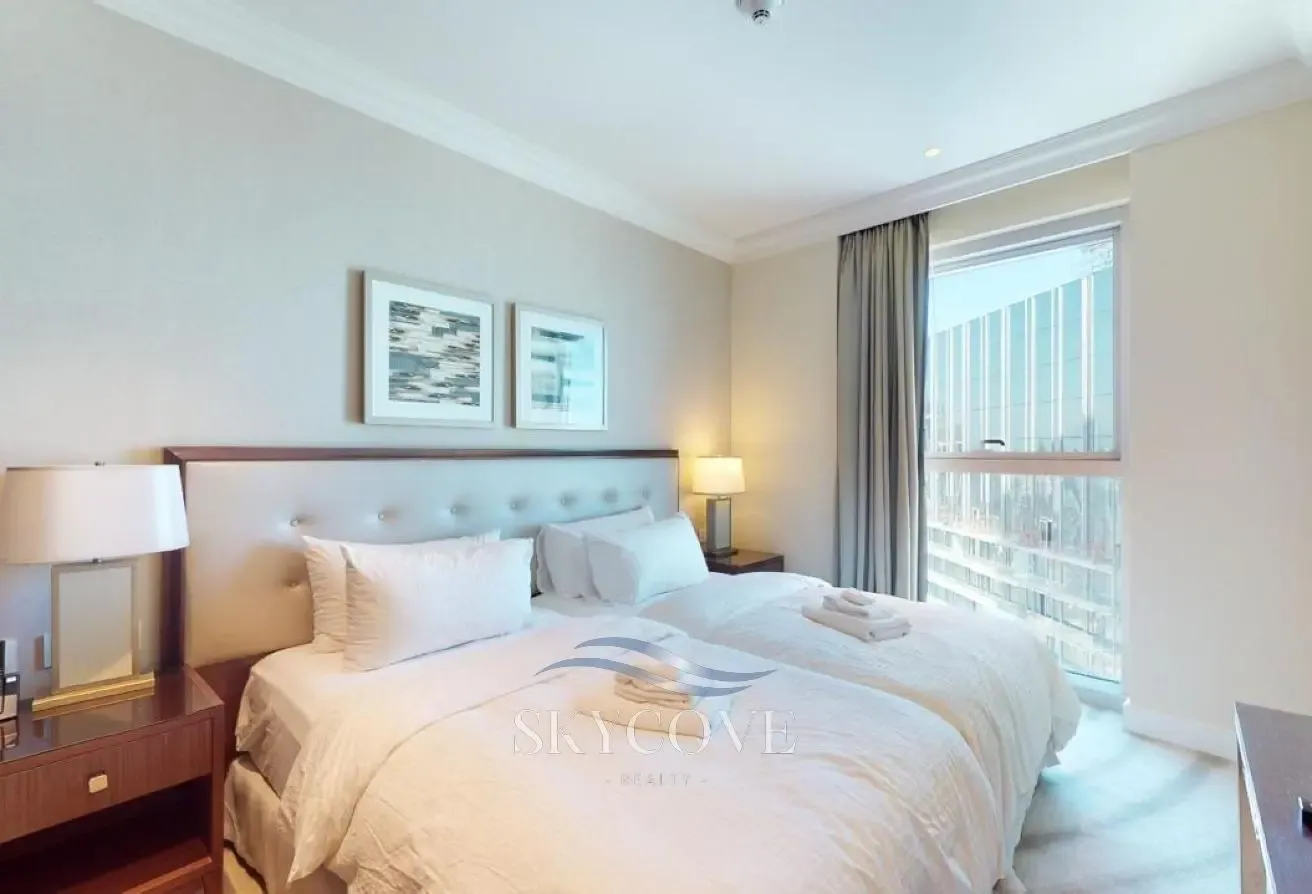 Premium 2BR | Fountain & Burj View | High Floor