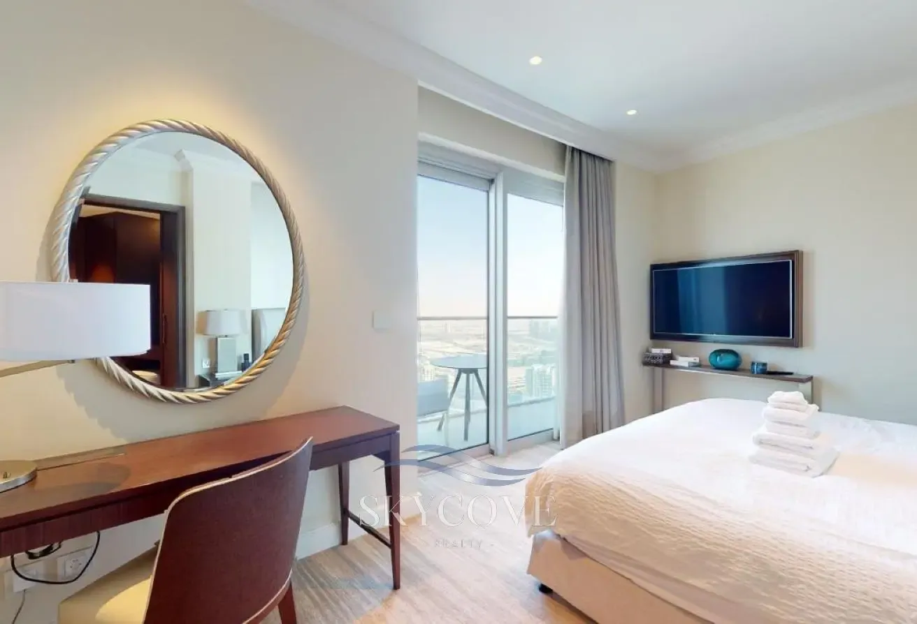 Premium 2BR | Fountain & Burj View | High Floor