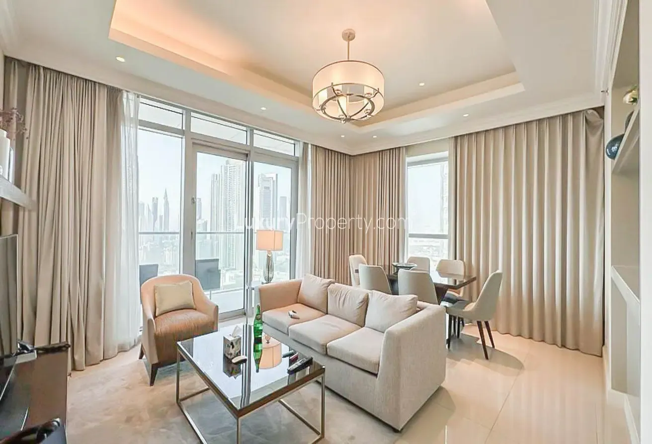 Fully Furnished | 2 Bedroom | Burj Khalifa View