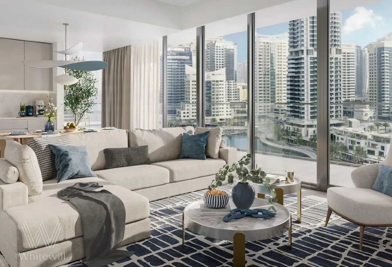 Spacious Corner Unit with Scenic Marina Views