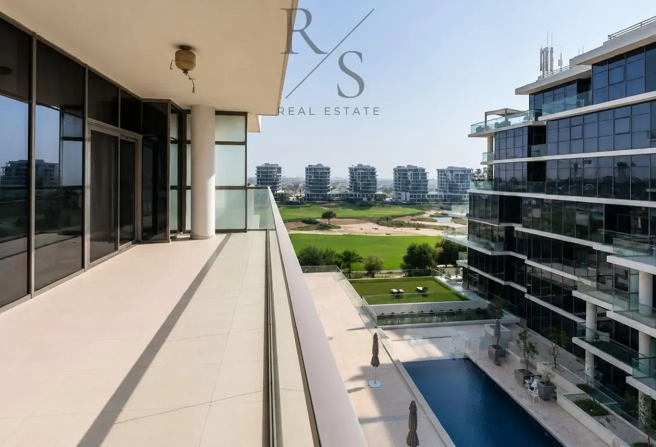 2BR + Maid | High Floor | Golf Course View