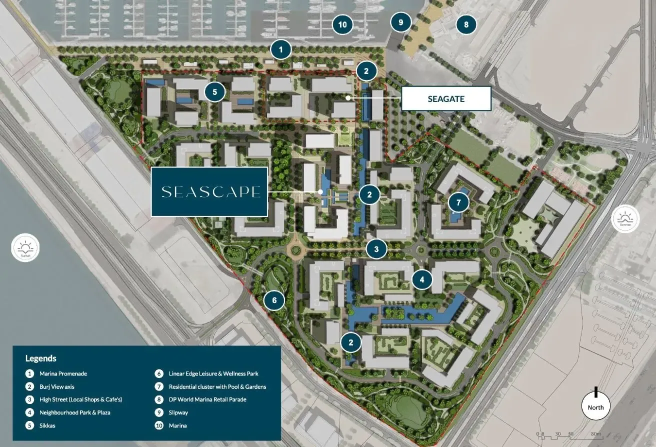2BR | Emaar Seascape | Rashid Yachts & Marina