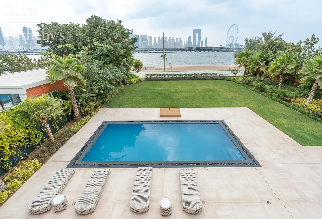 Furnished Beachfront Villa with Custom Interiors
