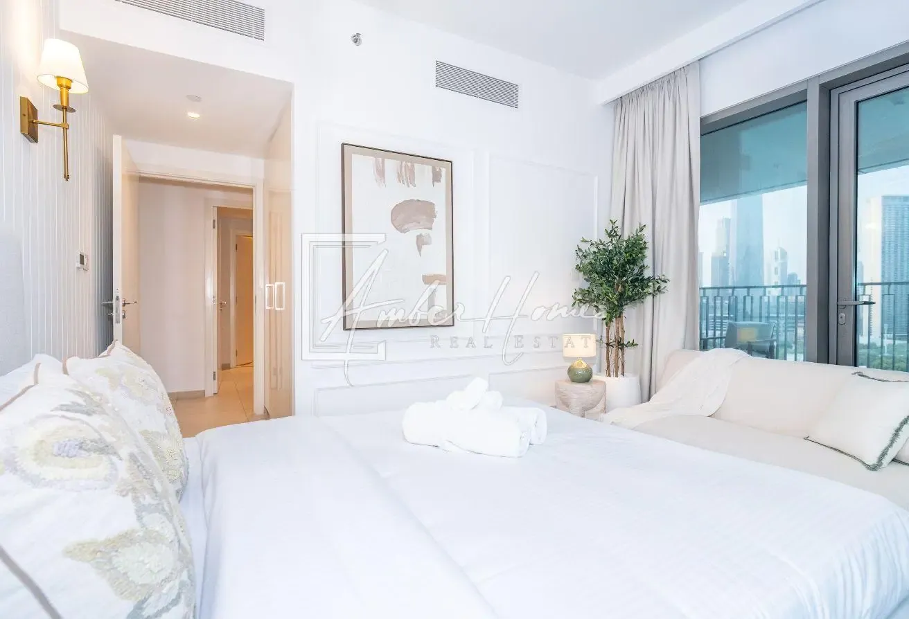 3BR + Maid | Burj Khalifa view | fully furnished
