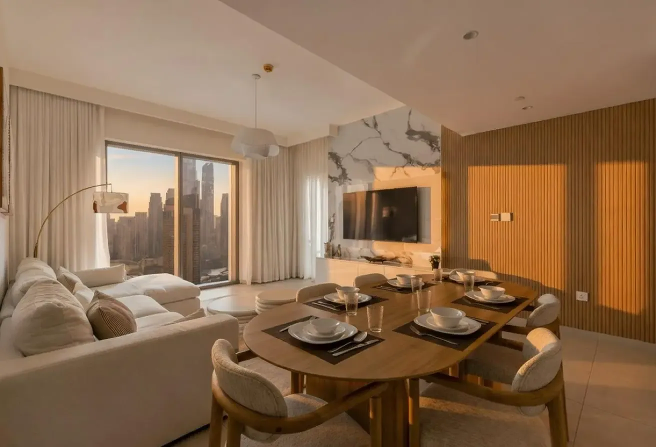 Burj and Fountain Views | 3 BDR + Maids