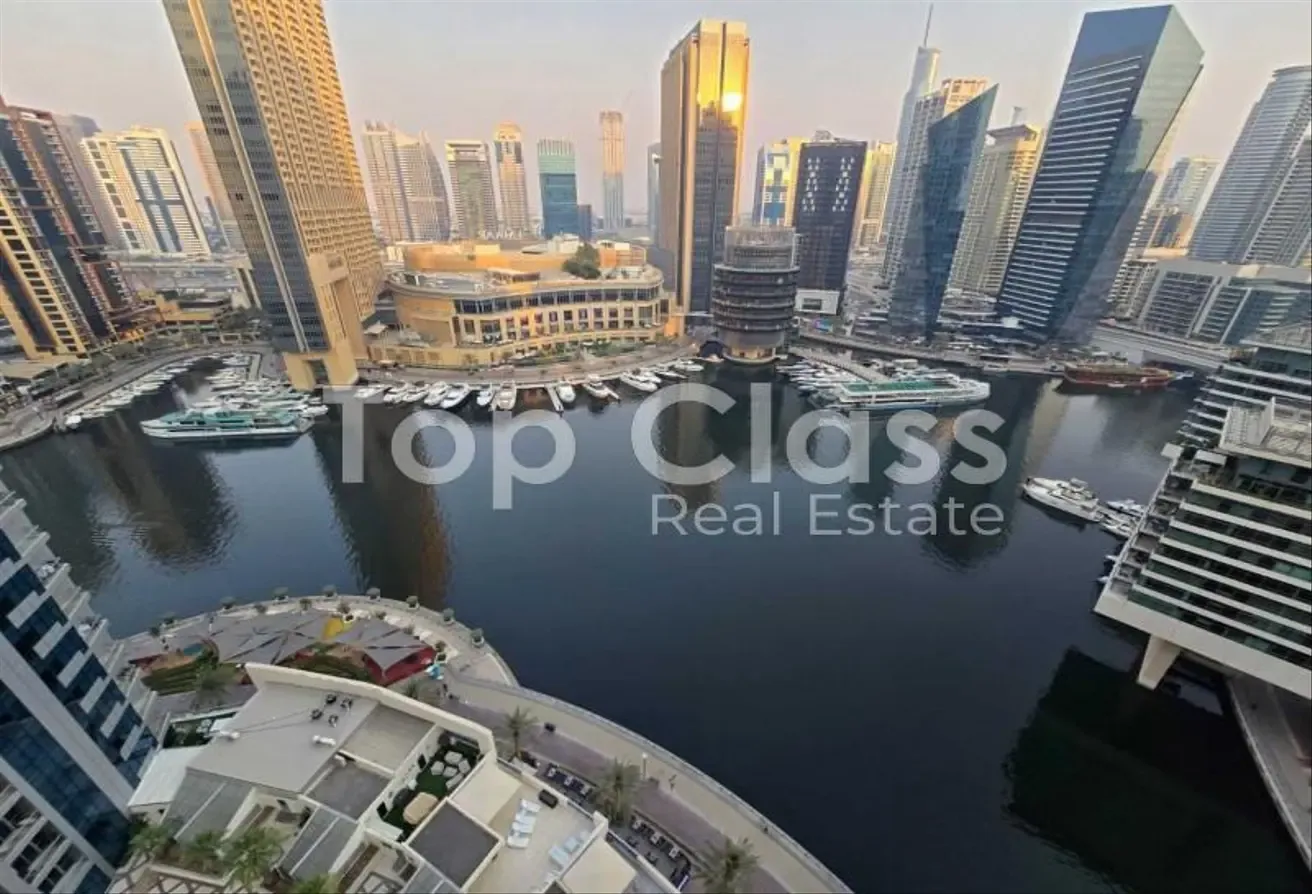 Fully Furnished | Marina Views  | High Floor