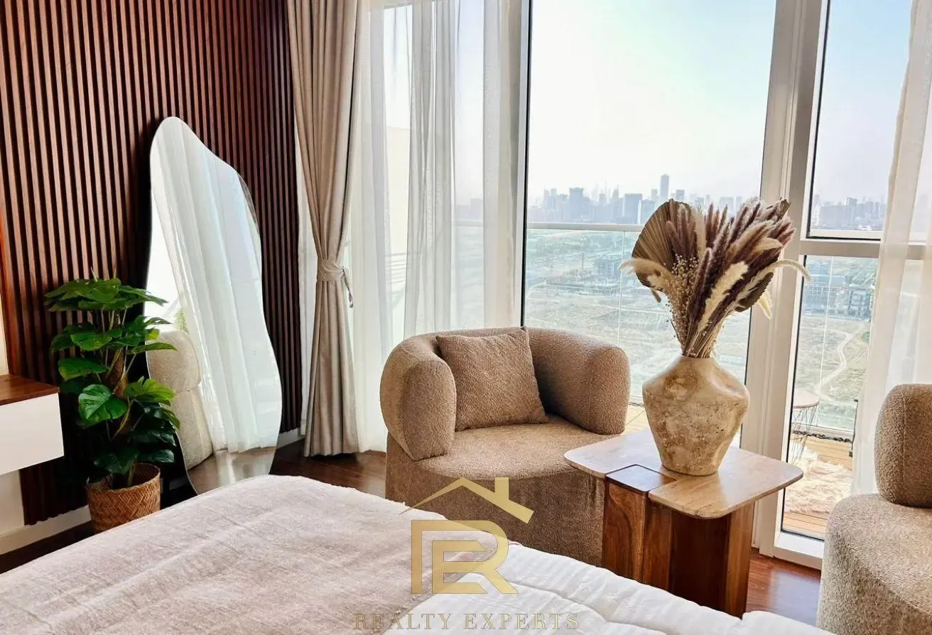 Furnished Studio | Balcony | Golf & City Views