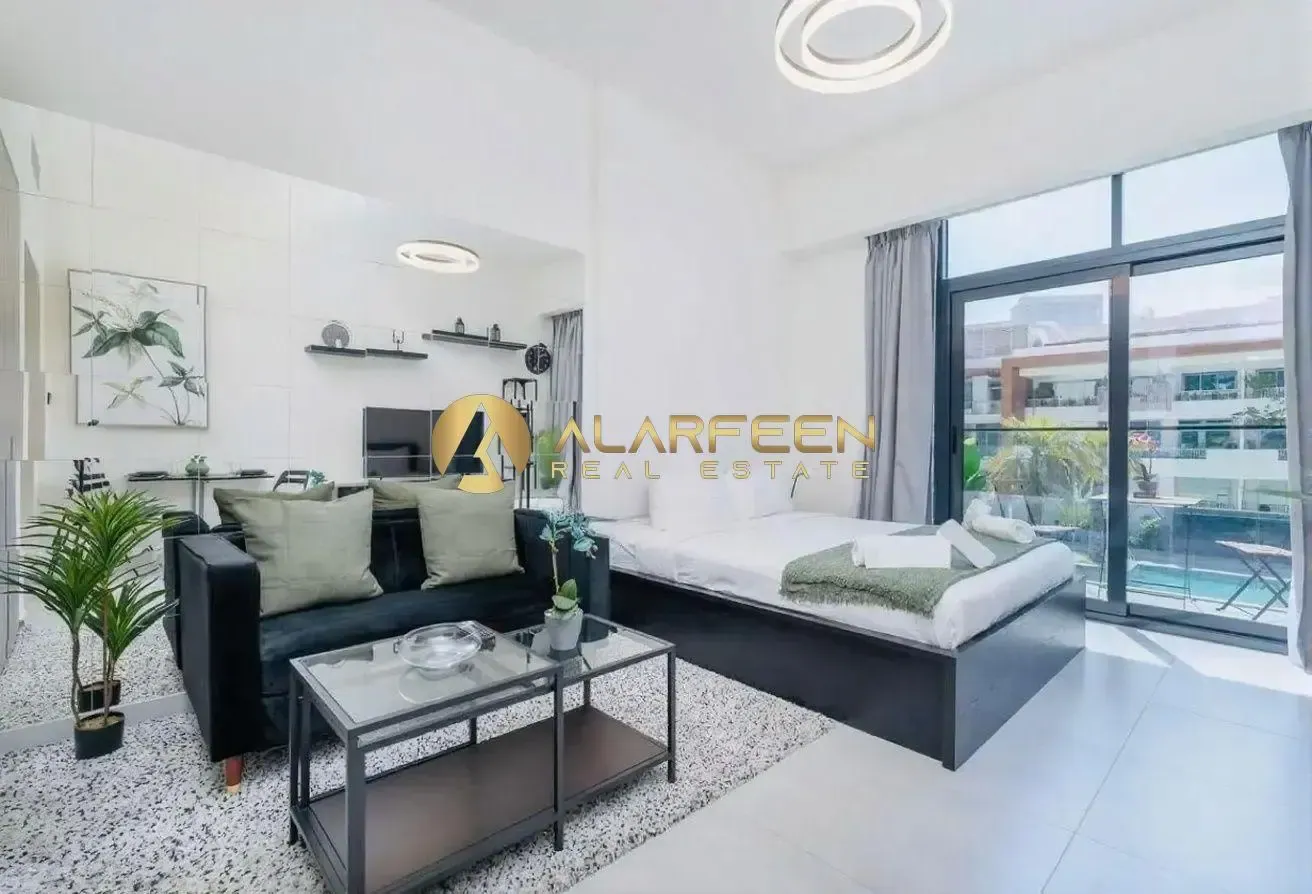 Pool View Studio | Furnished | Balcony Access