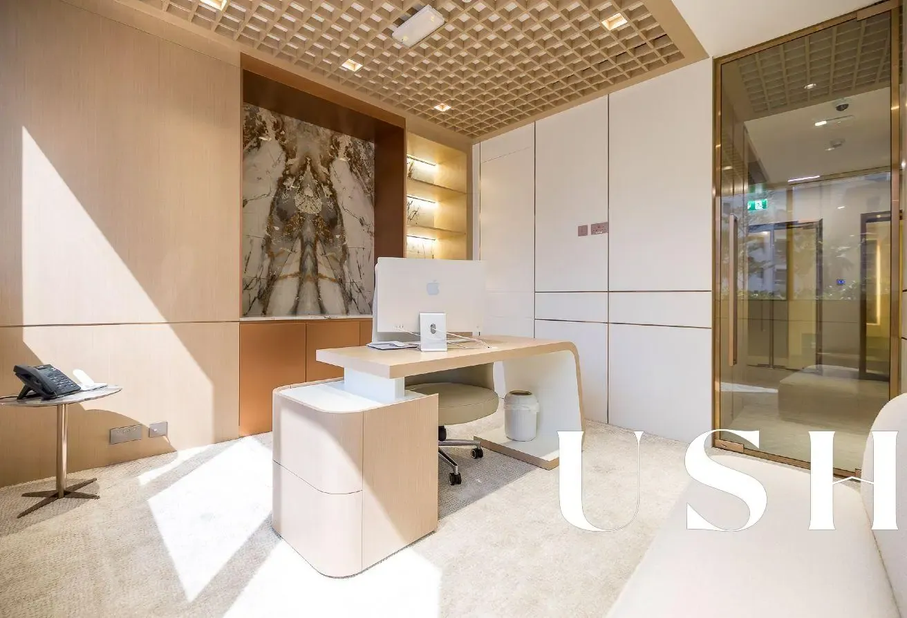 A Grade Furnished Office / Garden View