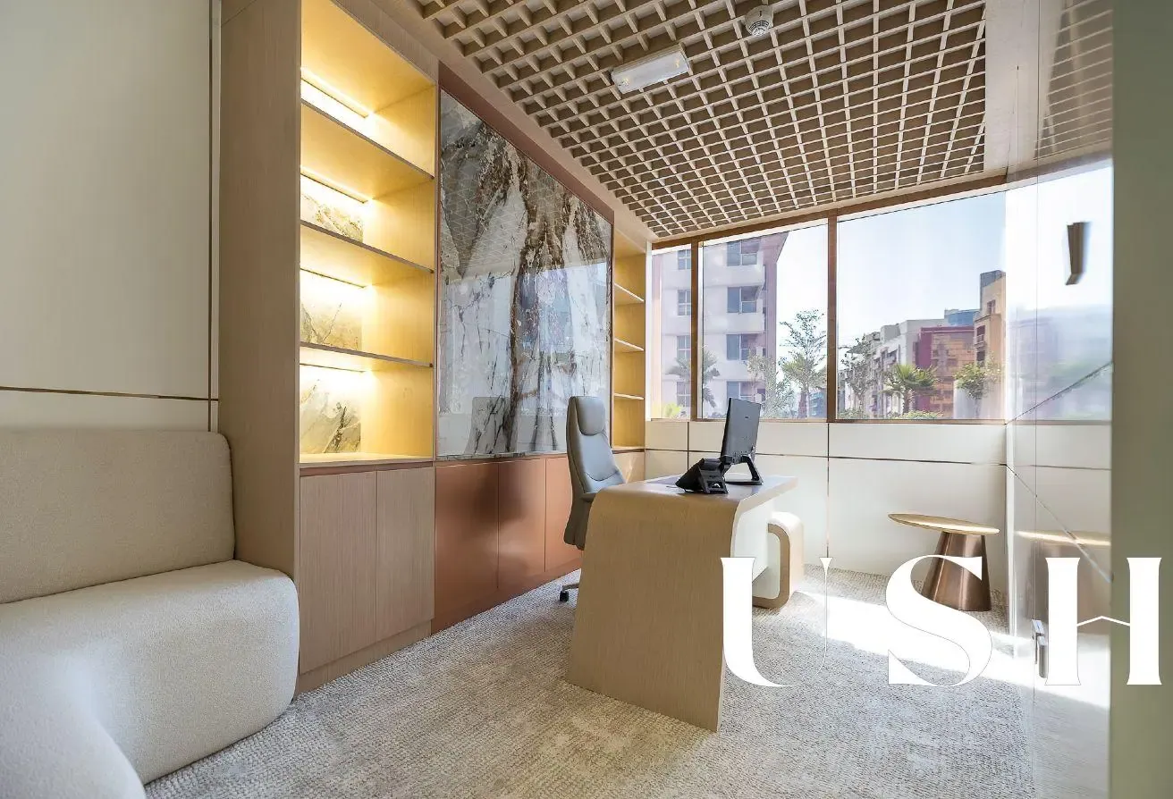 A Grade Furnished Office / Garden View