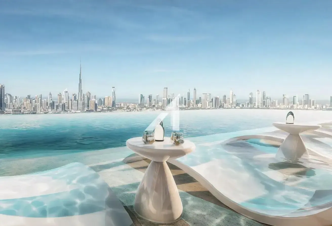 1 BR | Crystal Lagoon and Downtown Dubai View
