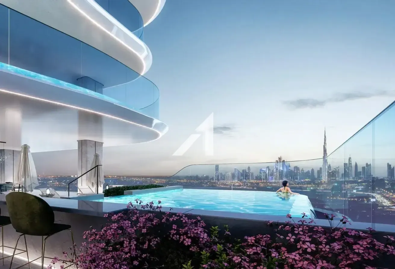 1 BR | Crystal Lagoon and Downtown Dubai View