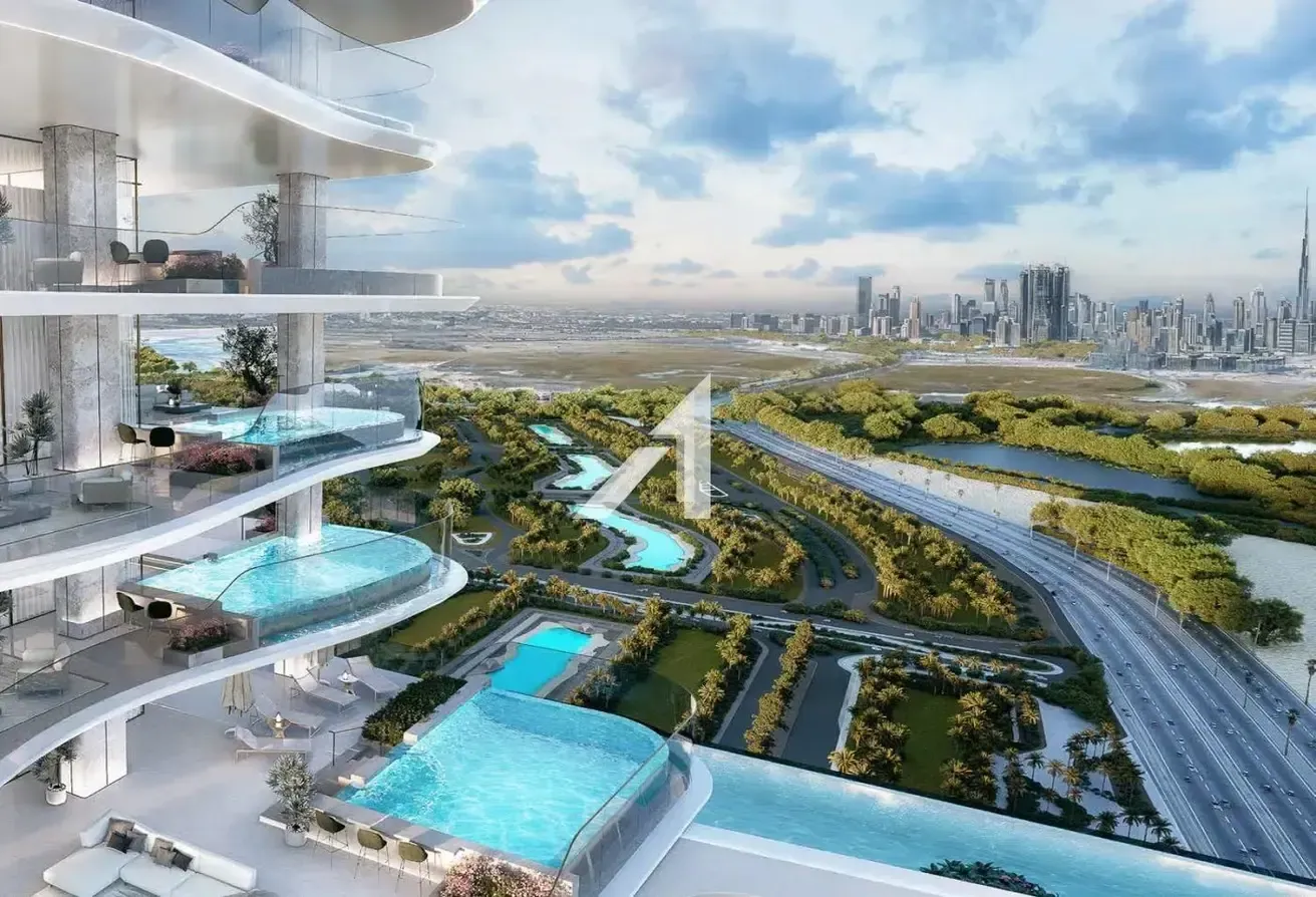 1 BR | Crystal Lagoon and Downtown Dubai View