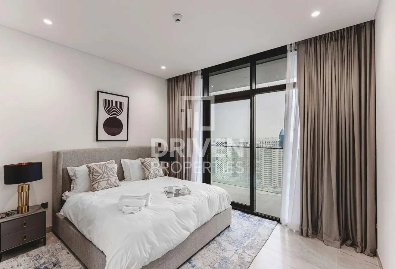 High Floor | Canal and Burj View | Furnished