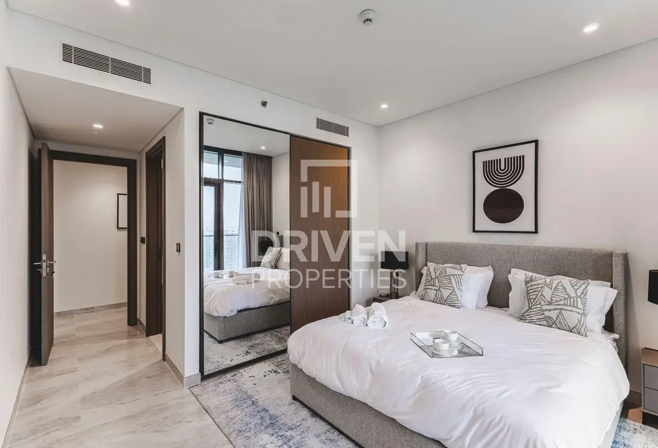 High Floor | Canal and Burj View | Furnished