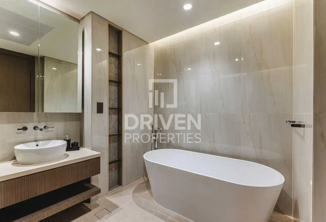 High Floor | Canal and Burj View | Furnished