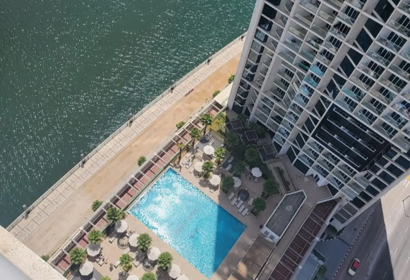 Triple View | Burj Khalifa, Canal & Pool Views