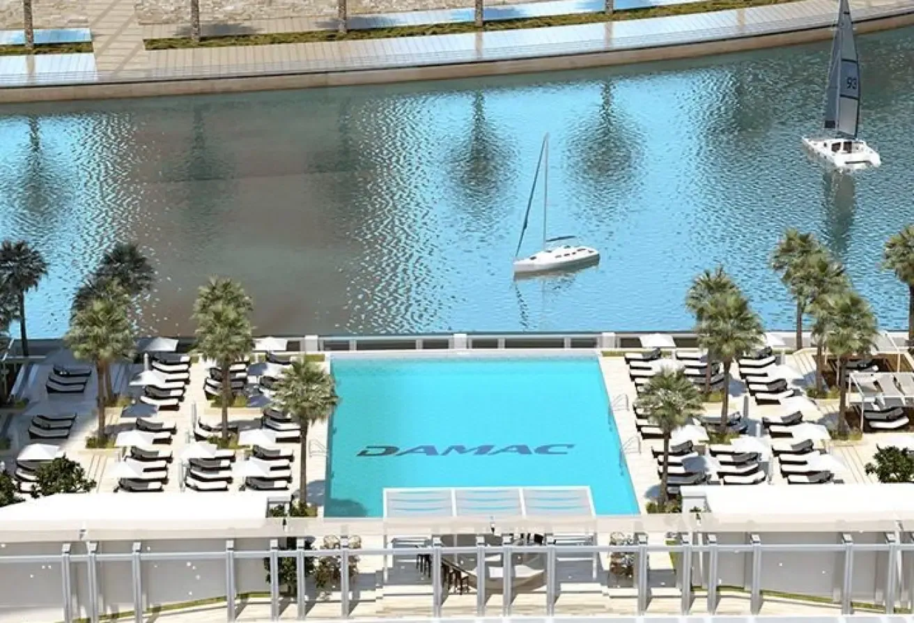 Triple View | Burj Khalifa, Canal & Pool Views