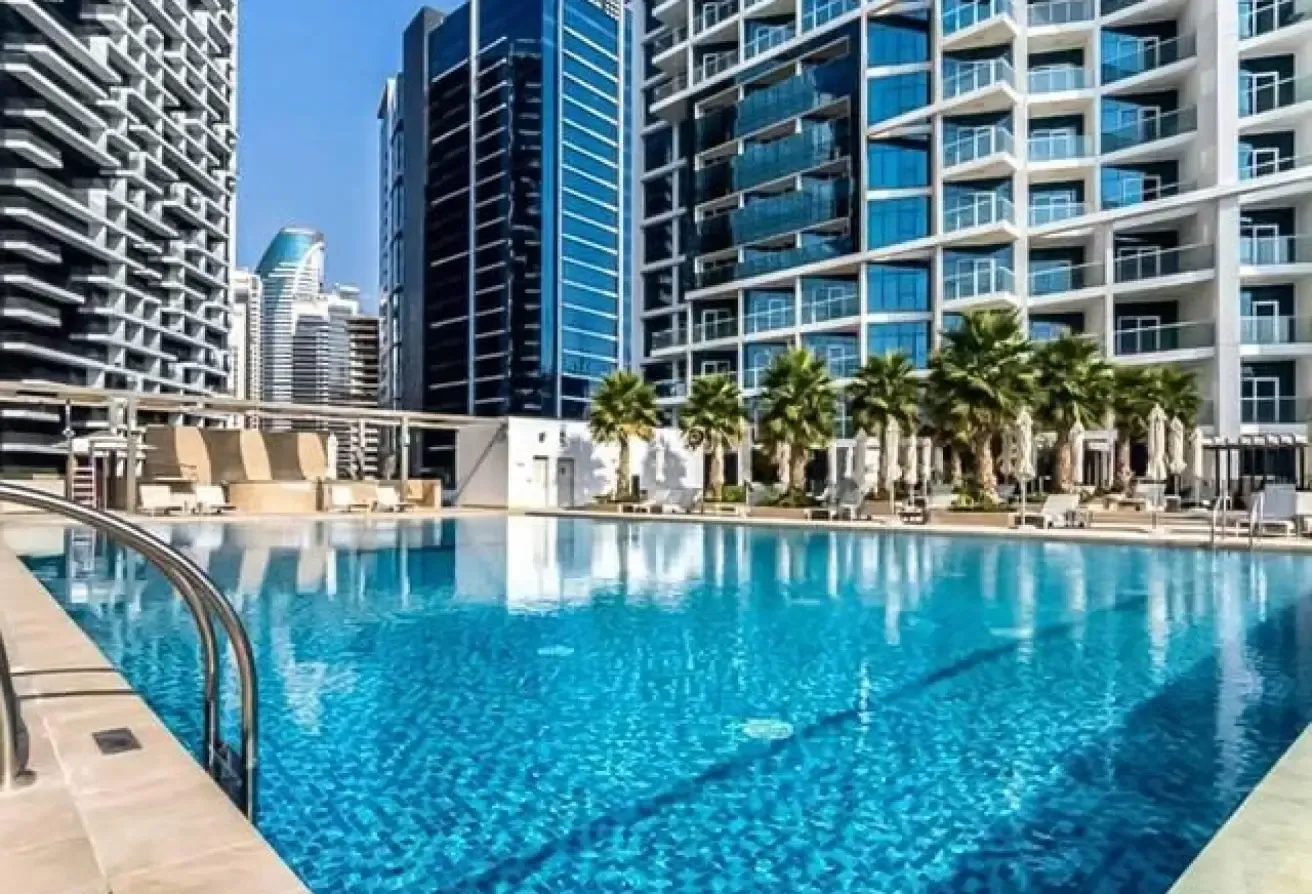 Triple View | Burj Khalifa, Canal & Pool Views