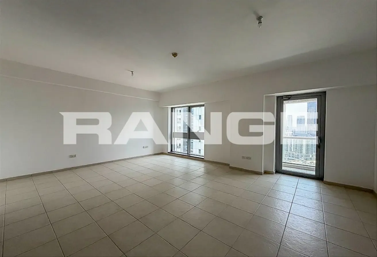 Unfurnished 2BR | Vacant | On High Floor In