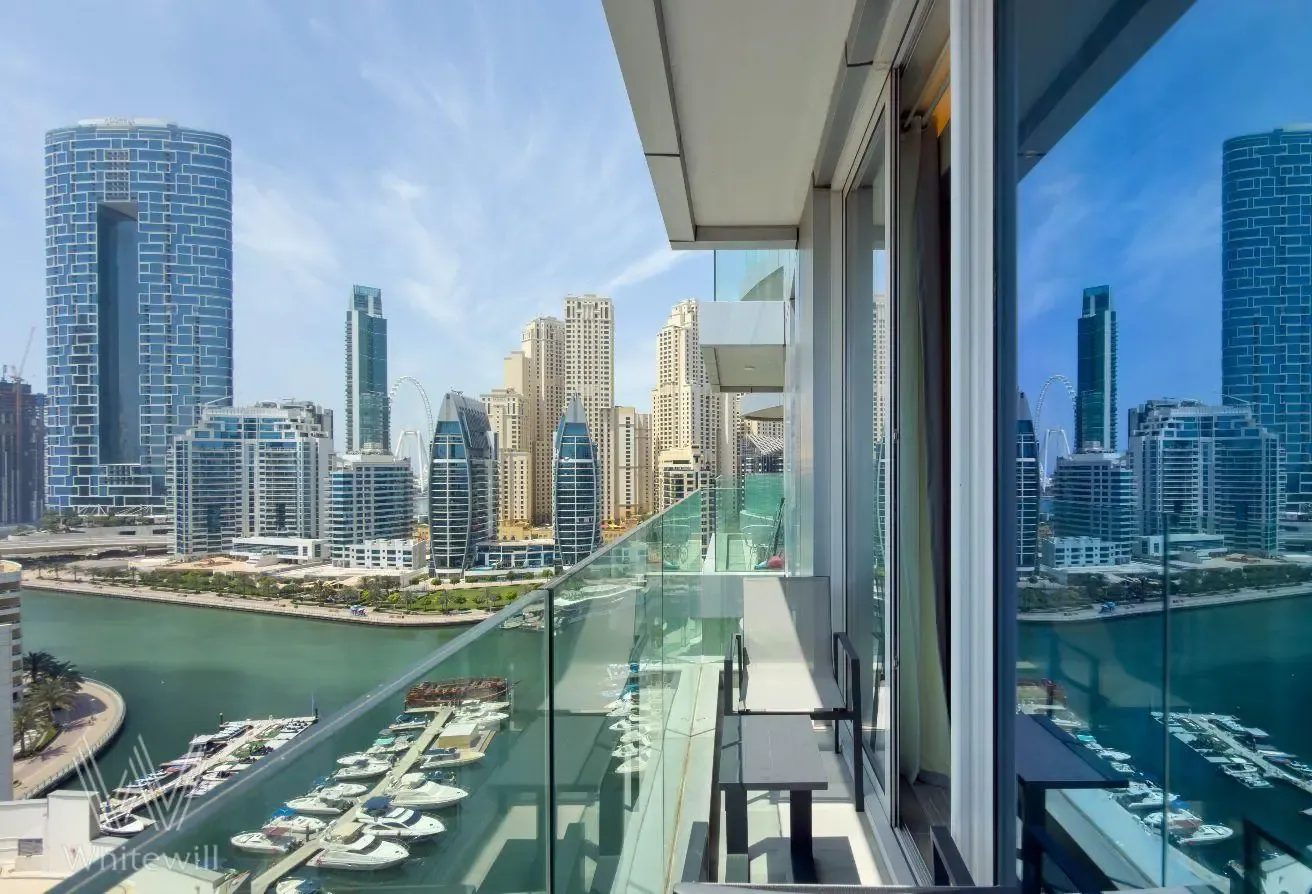 Marina, Canal & Dubai Ain View | Furnished |Vacant