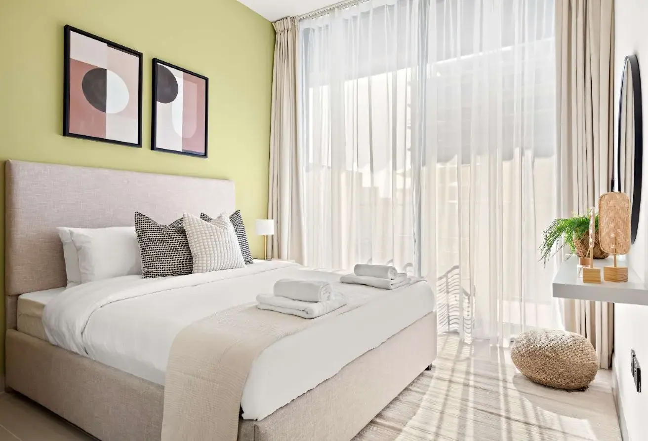Fully Furnished 1BR Apartment | Binghatti Amber