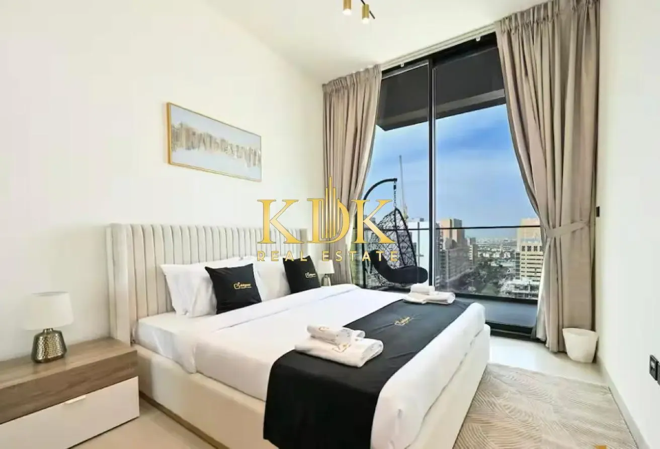 Furnished 1BR Apartment | Binghatti Amber| Balcony