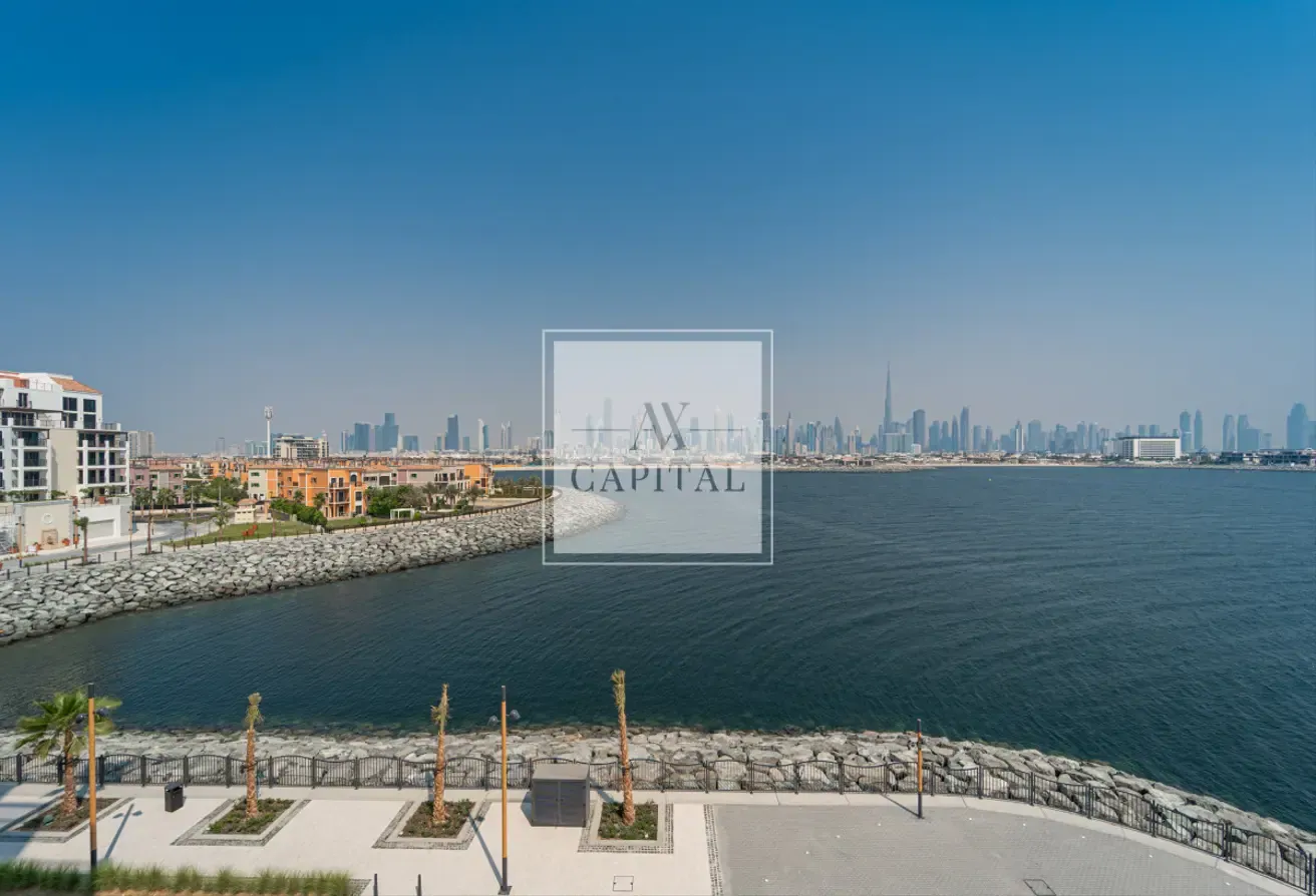 Sea and Burj Khalifa Skyline | Unique Corner Unit