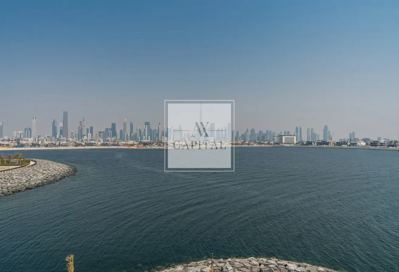Sea and Burj Khalifa Skyline | Unique Corner Unit
