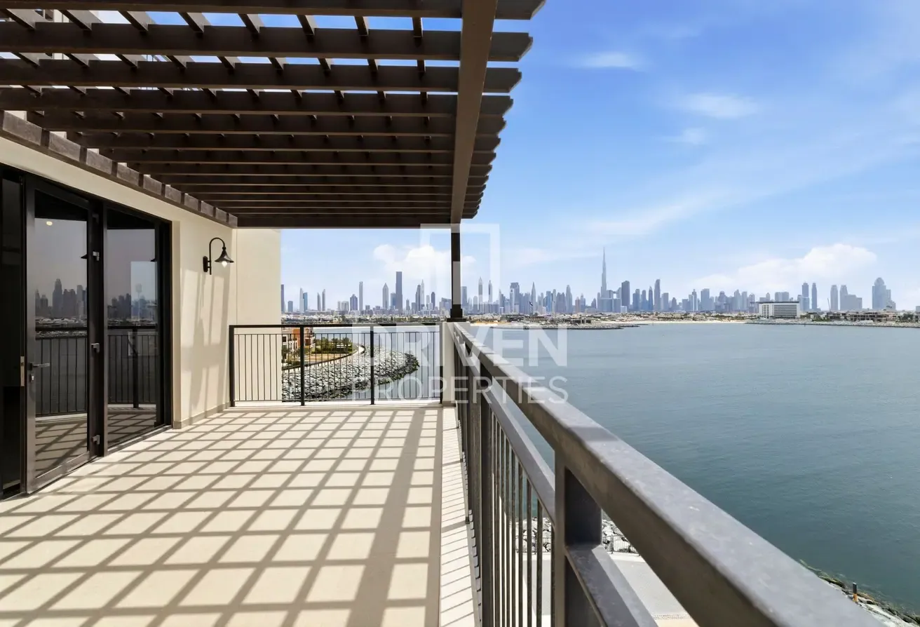 Sea and Dubai Skyline View | Motivated Seller