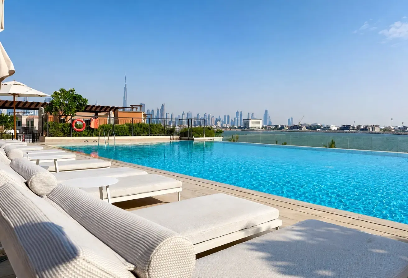 Waterfront Burj view in Jumeirah