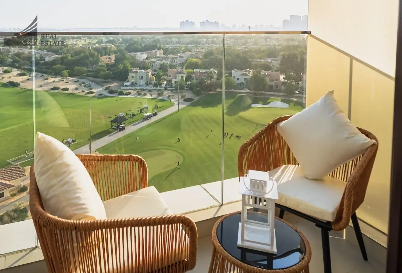 Full Golf Course View | Furnished | High Floor
