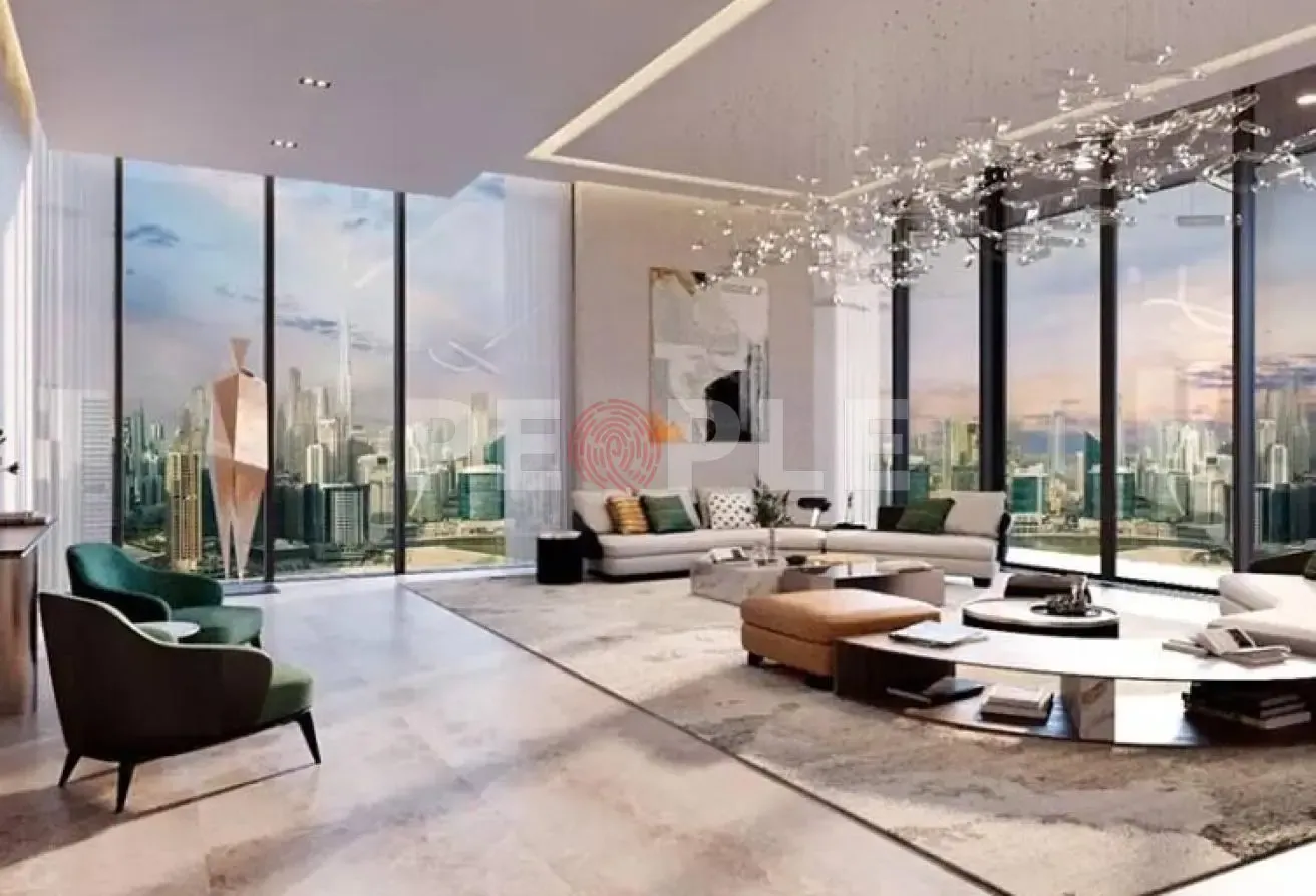 Burj & canal view |High floor| 3BR+Maid |Corner