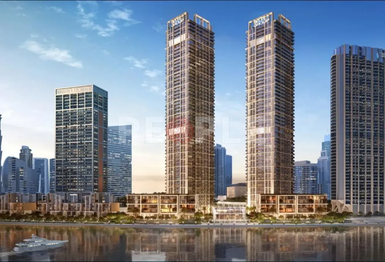 Burj & canal view |High floor| 3BR+Maid |Corner