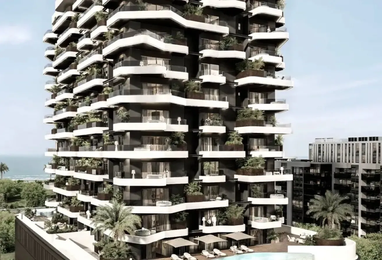 2 br close the beach and mall / post handover 30%