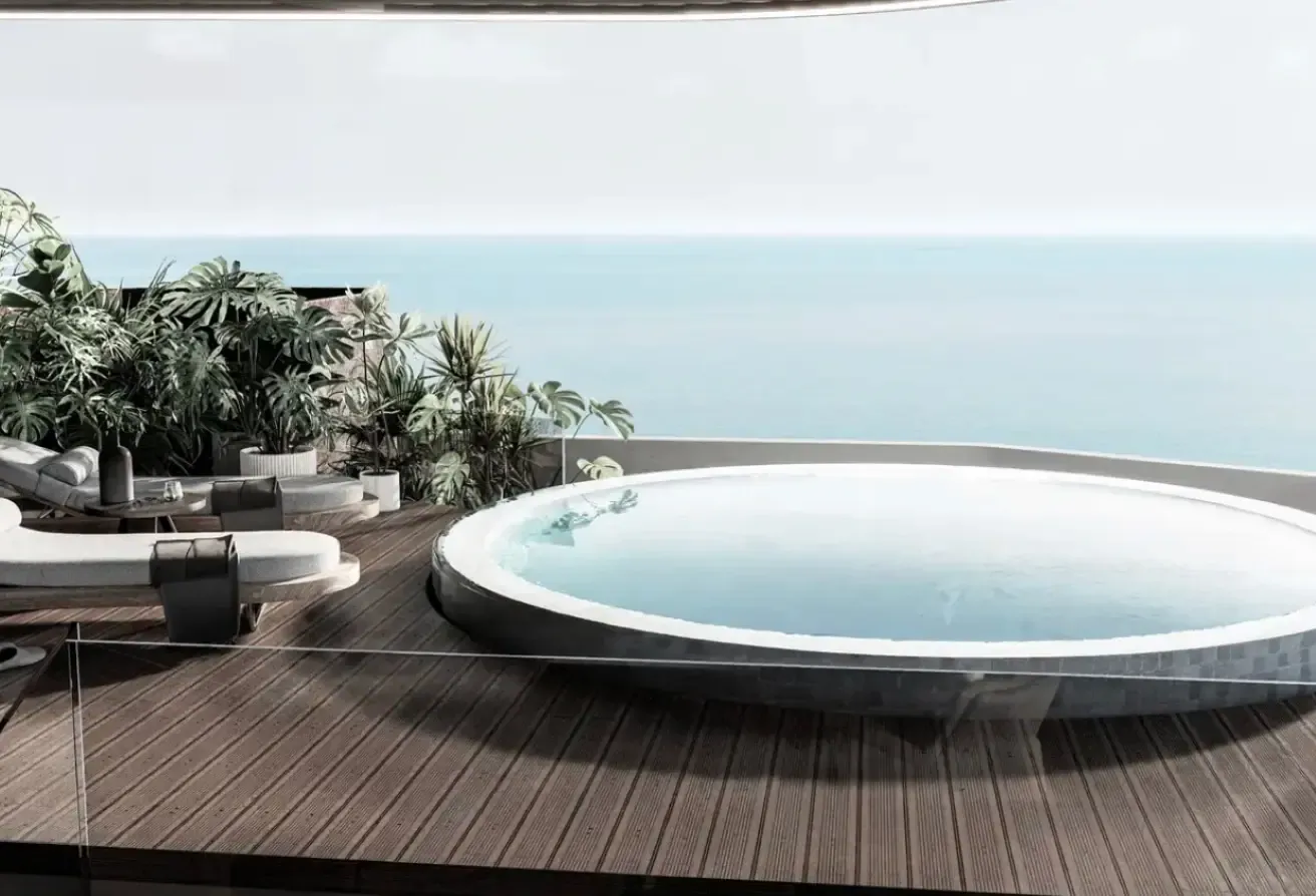 2 br close the beach and mall / post handover 30%