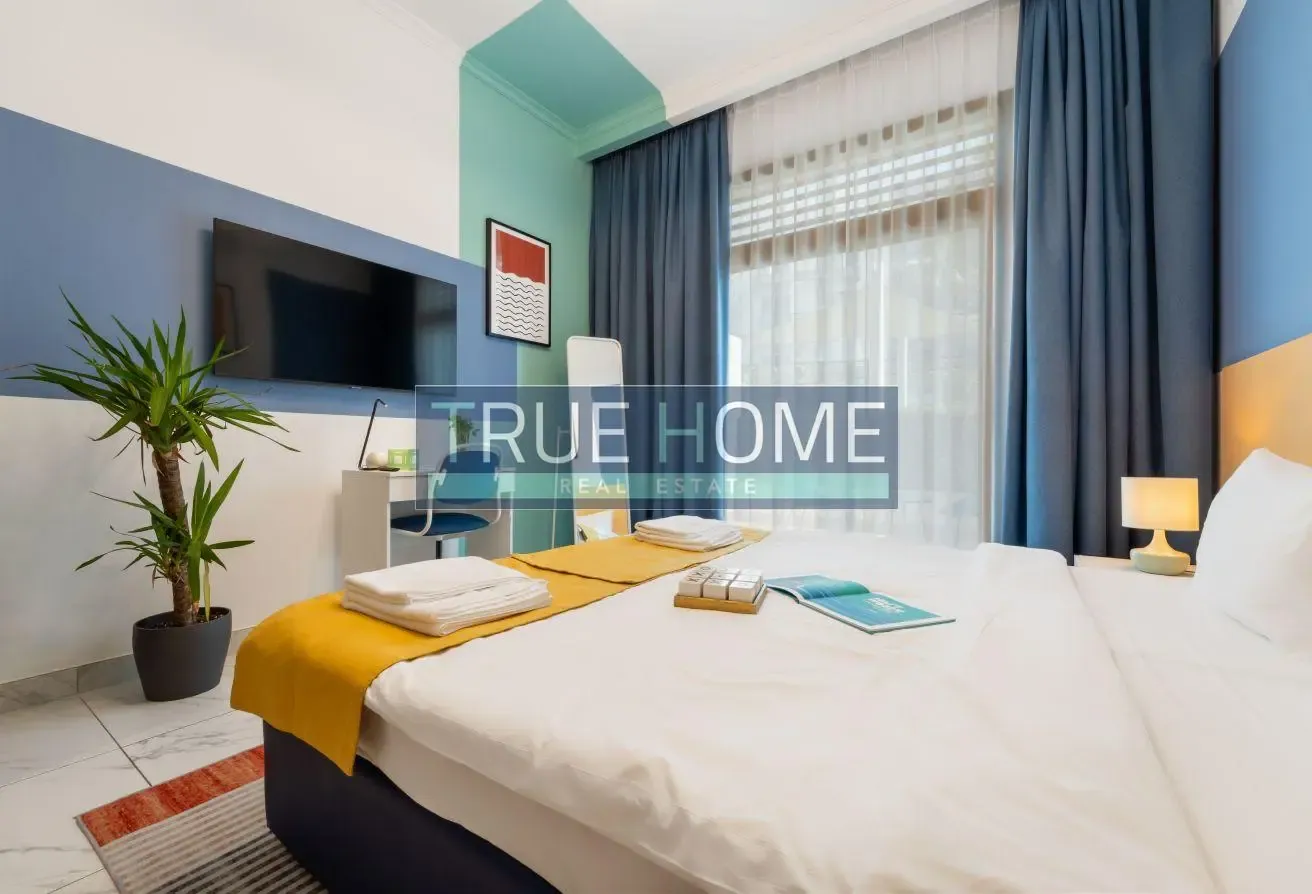 Modern 1BR | Prime Location in JVC | Pool View