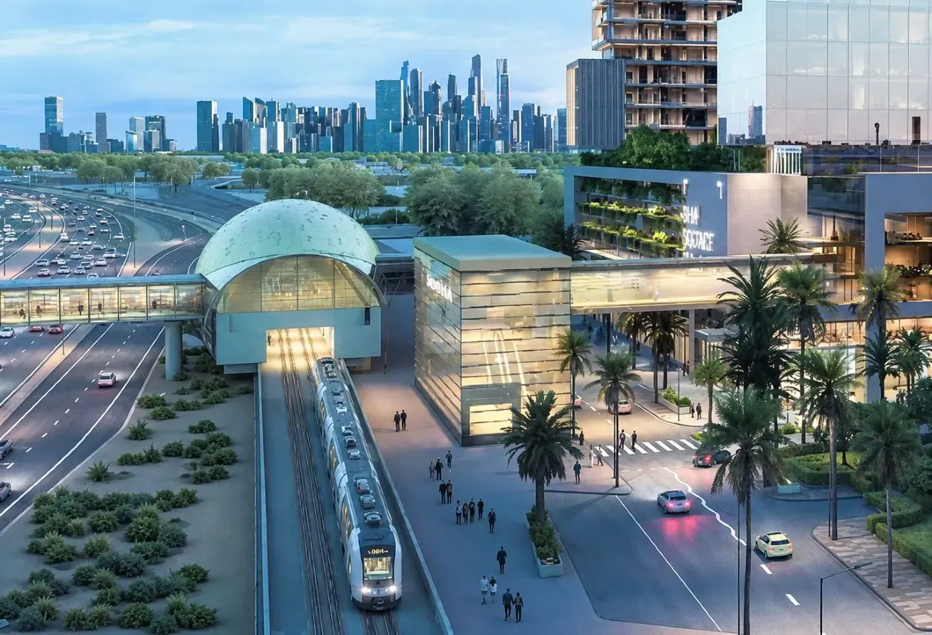Prime Location Just walk to Metro Flexible Payment