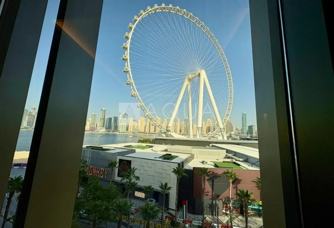 Spacious | 2BR | Ain Dubai and Sea Views
