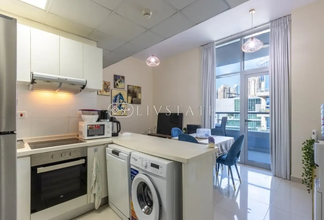 Spacious 1 BR | Marina View | High Floor