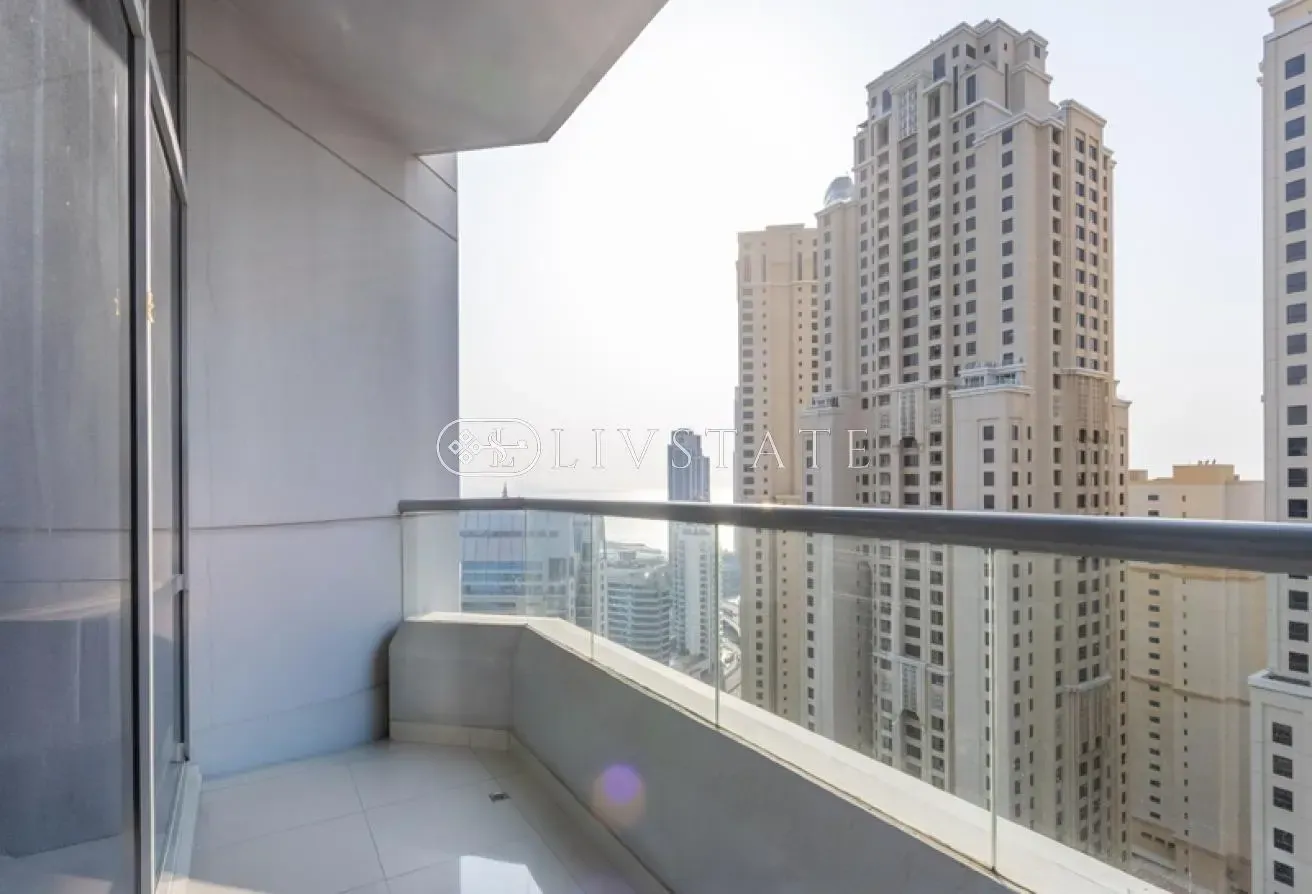 Spacious 1 BR | Marina View | High Floor
