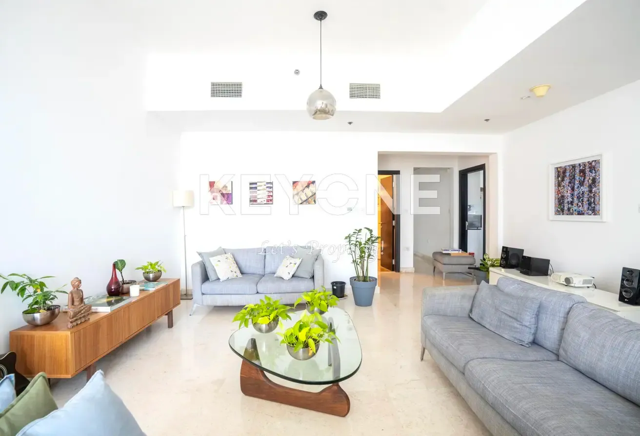 Furnished 3BR | High Floor | Full Marina view