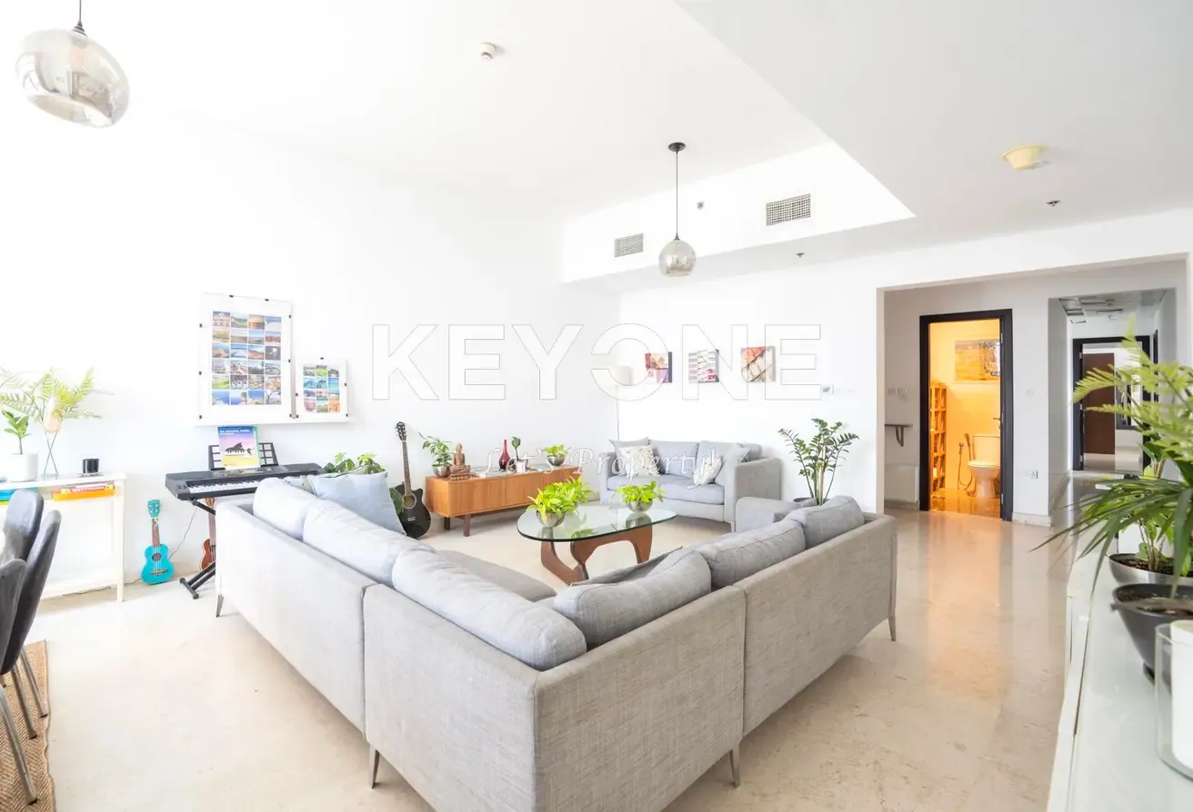 Furnished 3BR | High Floor | Full Marina view