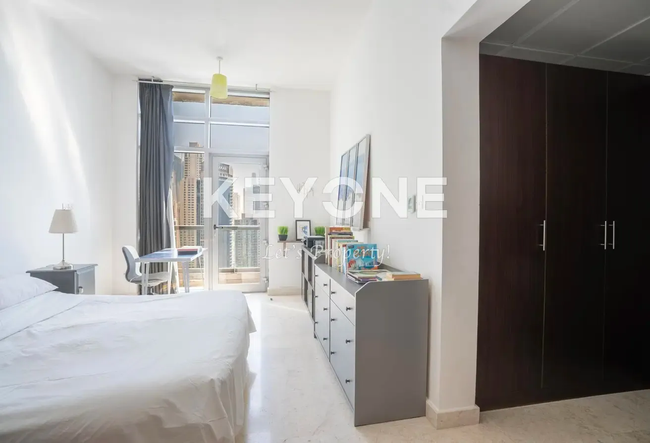 Furnished 3BR | High Floor | Full Marina view