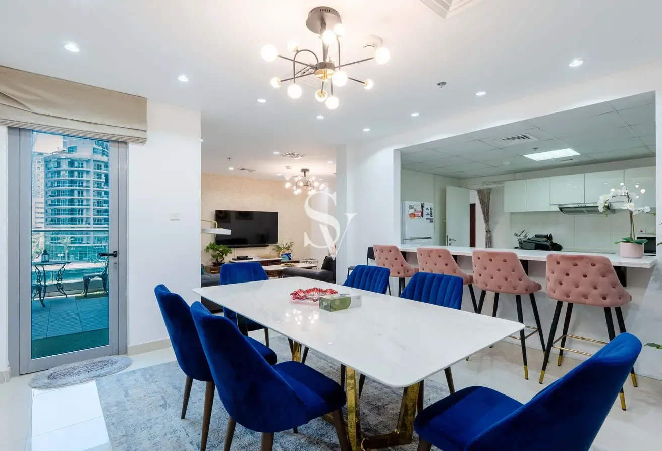 Fully Furnished | 3 Bedroom+Maid | Next to Metro