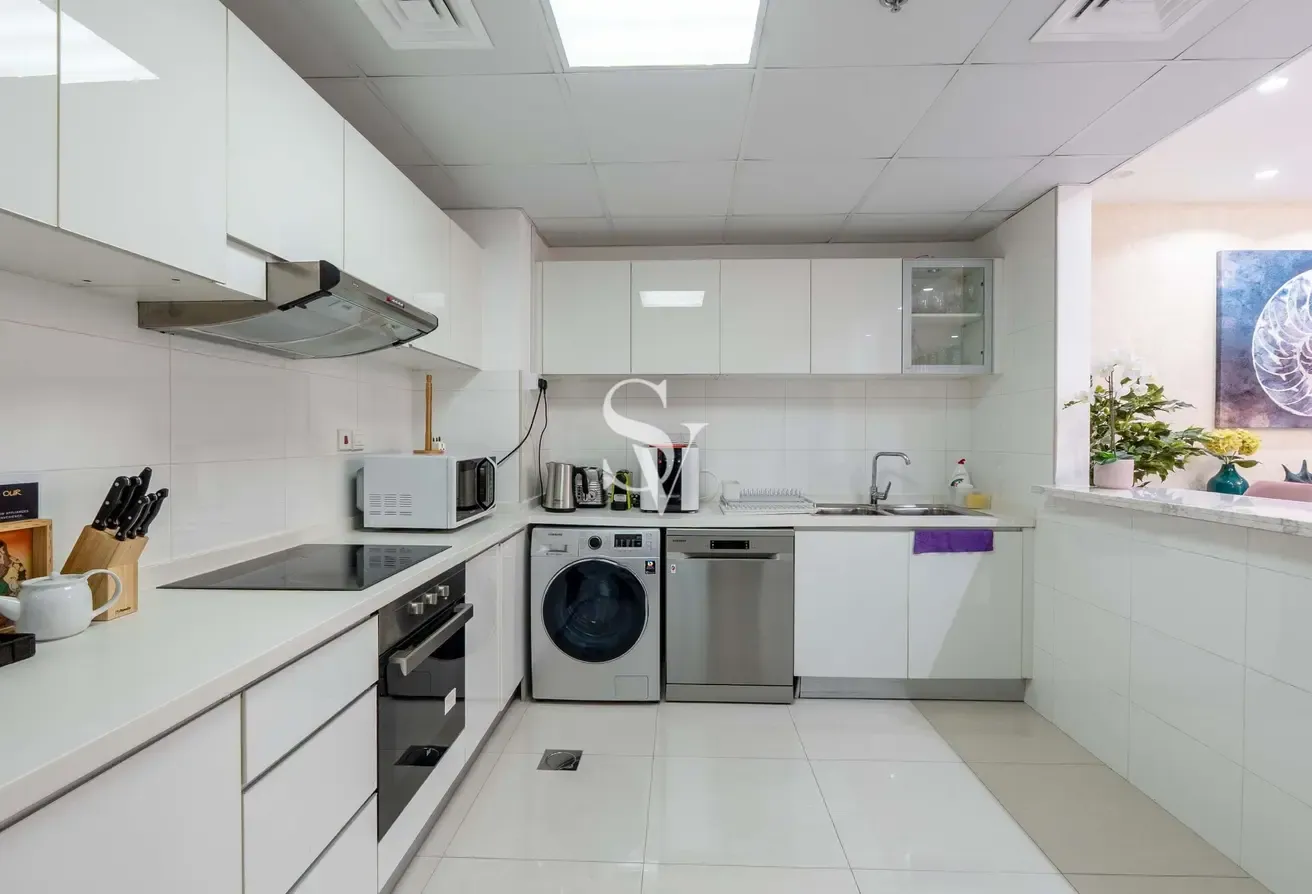 Fully Furnished | 3 Bedroom+Maid | Next to Metro